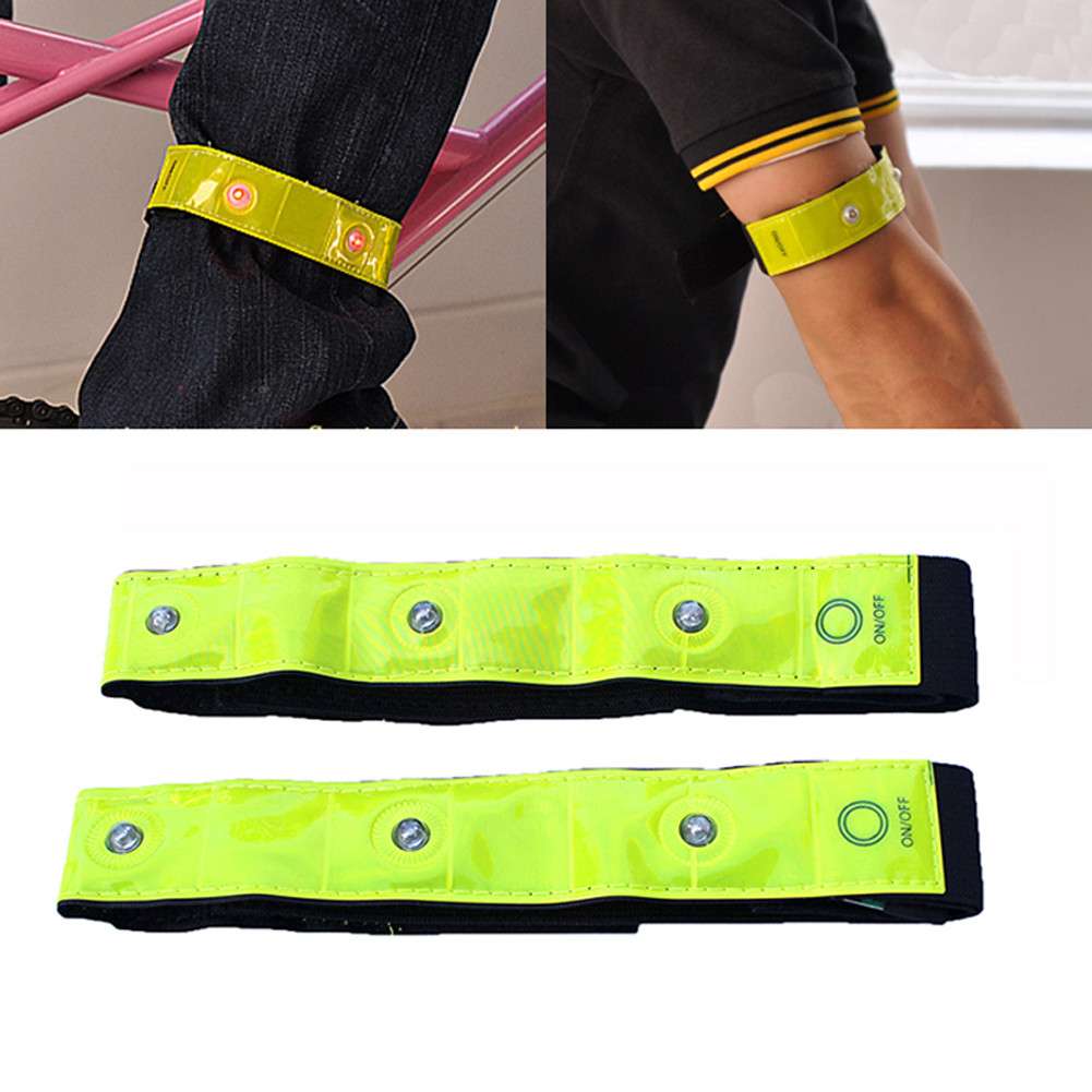 Reflexní páska na oděv s LED diodami - žlutá | Highlife.cz