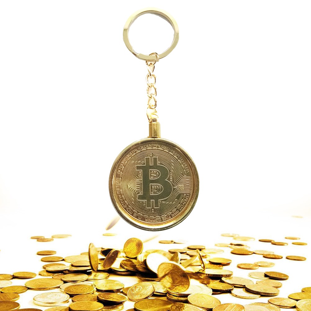 Přívěsek na klíče Bitcoin Gold | Highlife.cz
