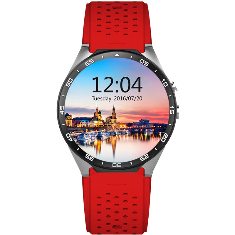 Smart Watch Chytré pánské hodinky Smart Watch KW88 (Červené) | Highlife.cz