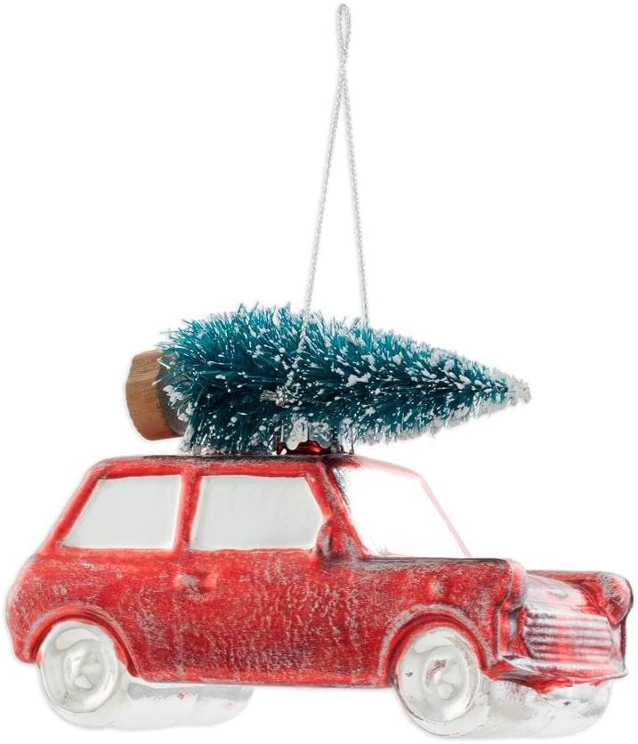 Vánoční ozdoba - auto se stromkem, Clayre & Eef | Highlife.cz