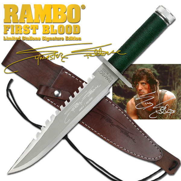 Rambo Nůž Rambo I Signatnure Stalone | Highlife.cz