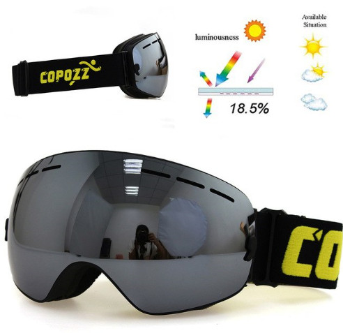 Copozz Lyžařské snowboard brýle s dvojitým sklem Copozz All Black |  Highlife.cz