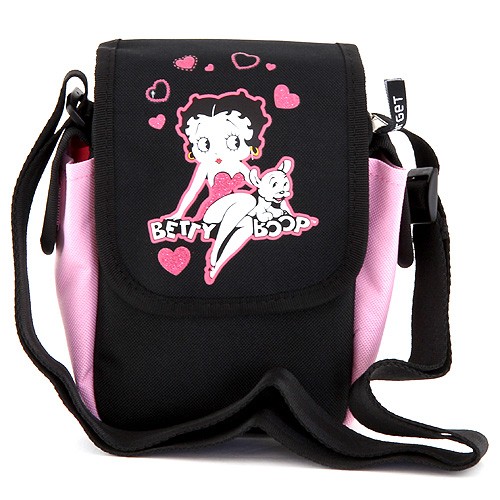 Betty Boop Kabelka přes rameno Betty Boop růžovo/černá, s motivem panenky  Betty Boop | Highlife.cz