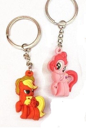 Přívěsek na klíče Pony I LOVE YOU 3D růžový / oranžový | Highlife.cz
