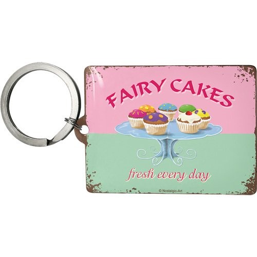 Nostalgic Art Retro klíčenka – Fairy Cakes - Fresh every Day | Highlife.cz